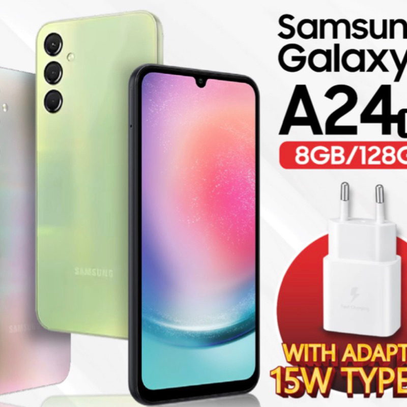 Samsung Galaxy A24 8/128 GB RAM 8 ROM 128 8GB 128GB HP Smartphone Android