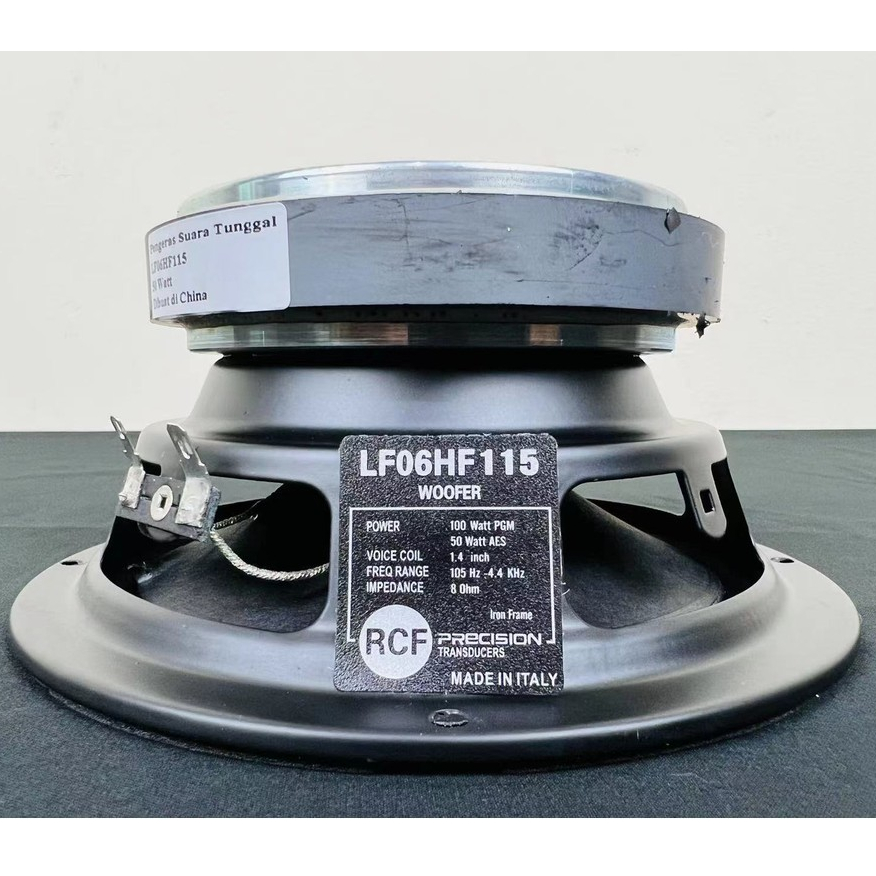RCF LF06HF115 KOMPONEN SPEAKER 6 INCH LF 06HF115