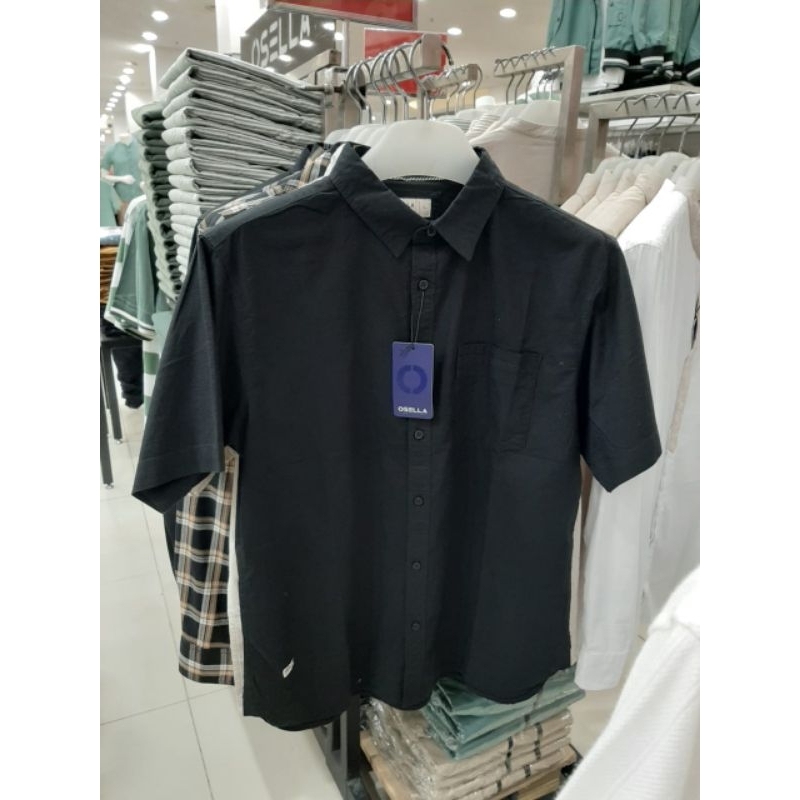 Osella Baju Kemeja pria Dewasa Lengan Pendek Original New