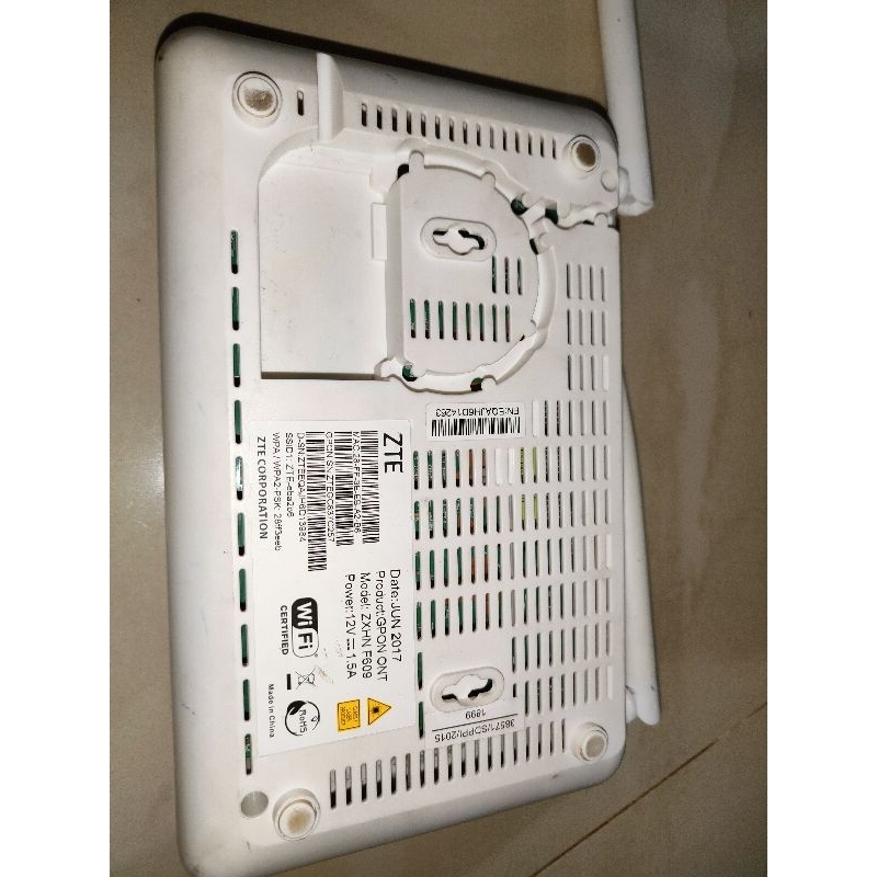 Zte ONT wireless F609