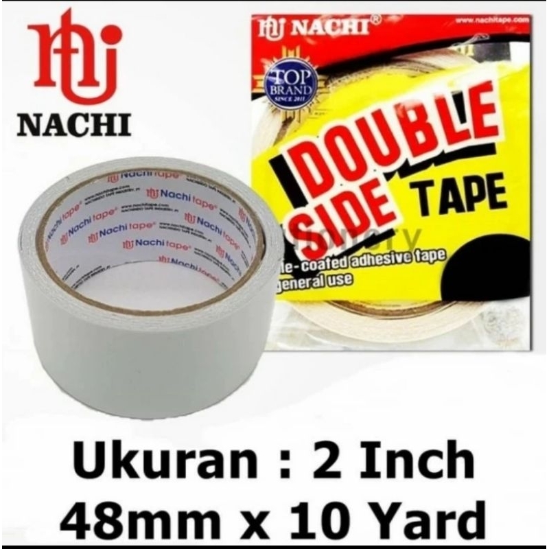 

Double Tape 2 Inch 48 mm x 10 Yard Nachi Tape