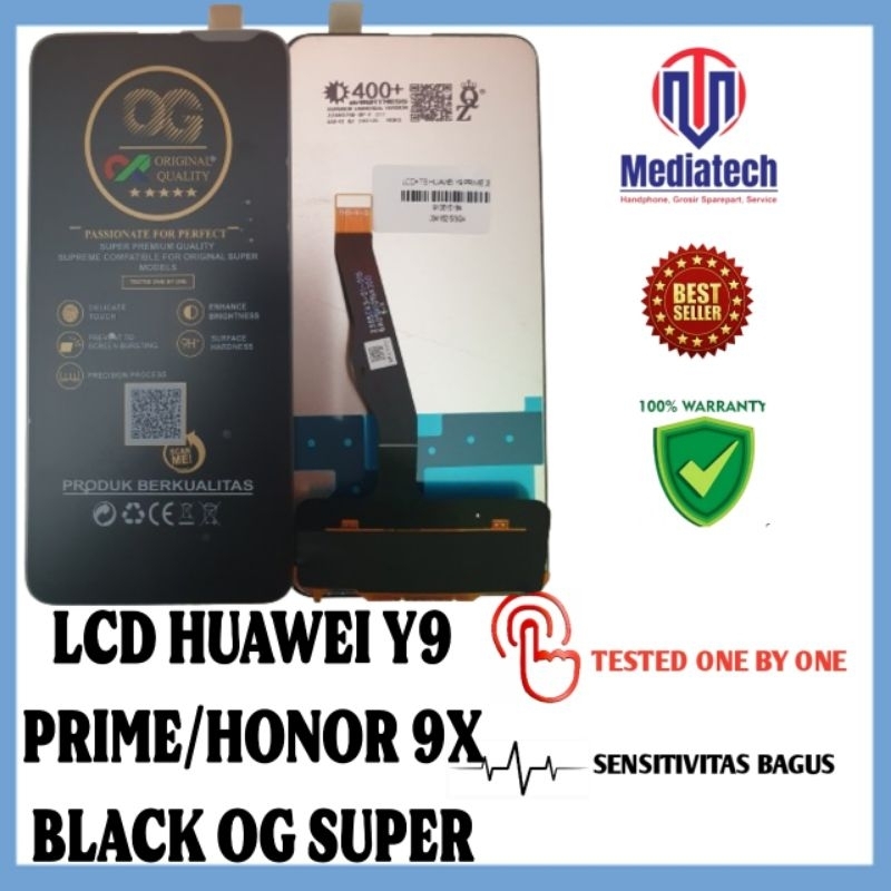 LCD HUAWEI Y9 PRIME 2019/Y9S/P SMART Z/HONOR 9X BLACK