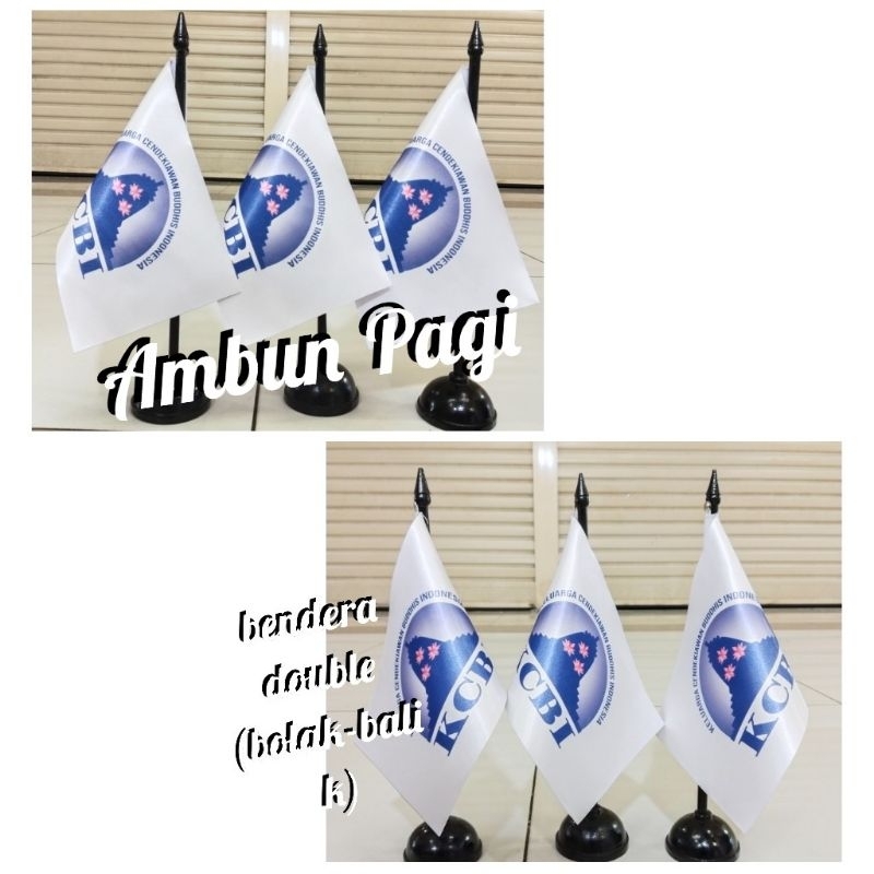 

best seller custom bendera meja+tiang kayu meja