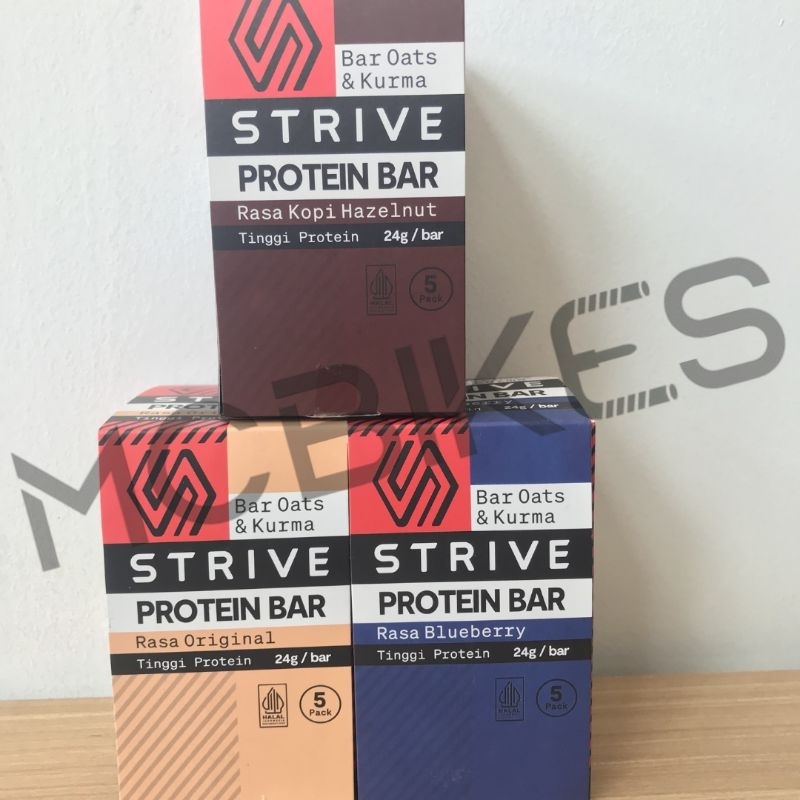 

Strive Protein Bar - 24g/Bar Protein Vegan Friendly