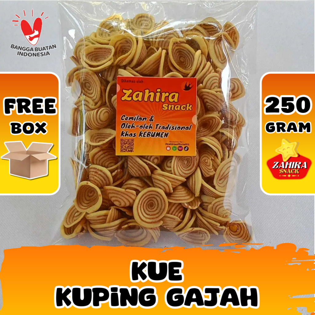 

Kue Kering Kuping Gajah Home Made Makanan Ringan 250gram