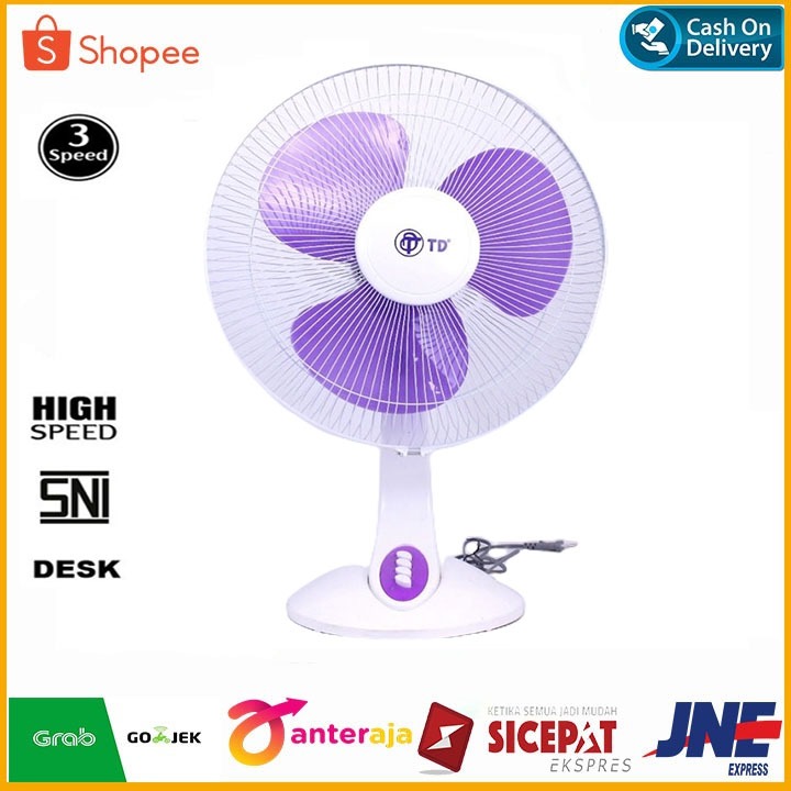 TD Kipas Angin Meja 12 Inch / Desk Fan 12" inci/ 16"inci /DUO TWINDOG PROMO