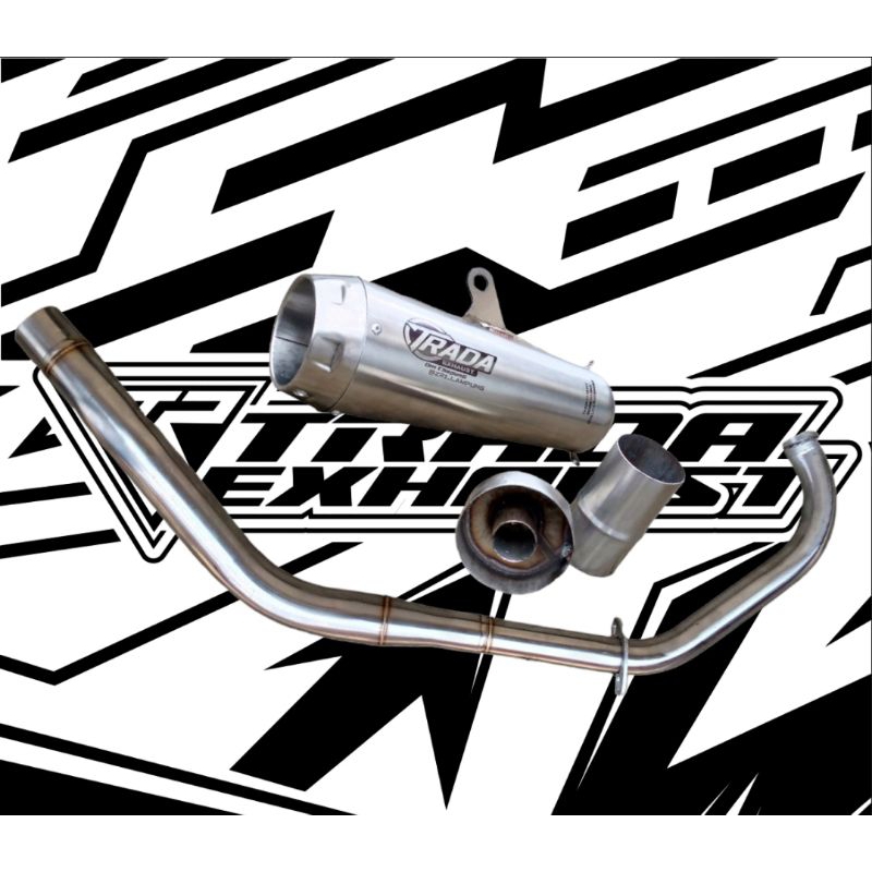 knalpot Trada Exhaust pro race r15 v3 r15 v2 r15 v4 gsx cbr150r cb150r Vixion sonix