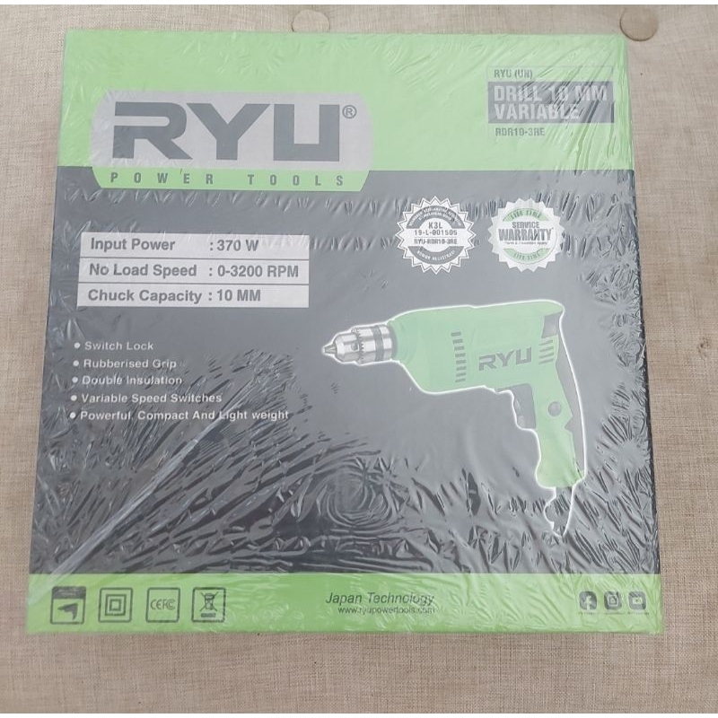 MESIN BOR RYU 10mm MESIN BOR  MESIN BOR TANGAN RYU MESIN BOR