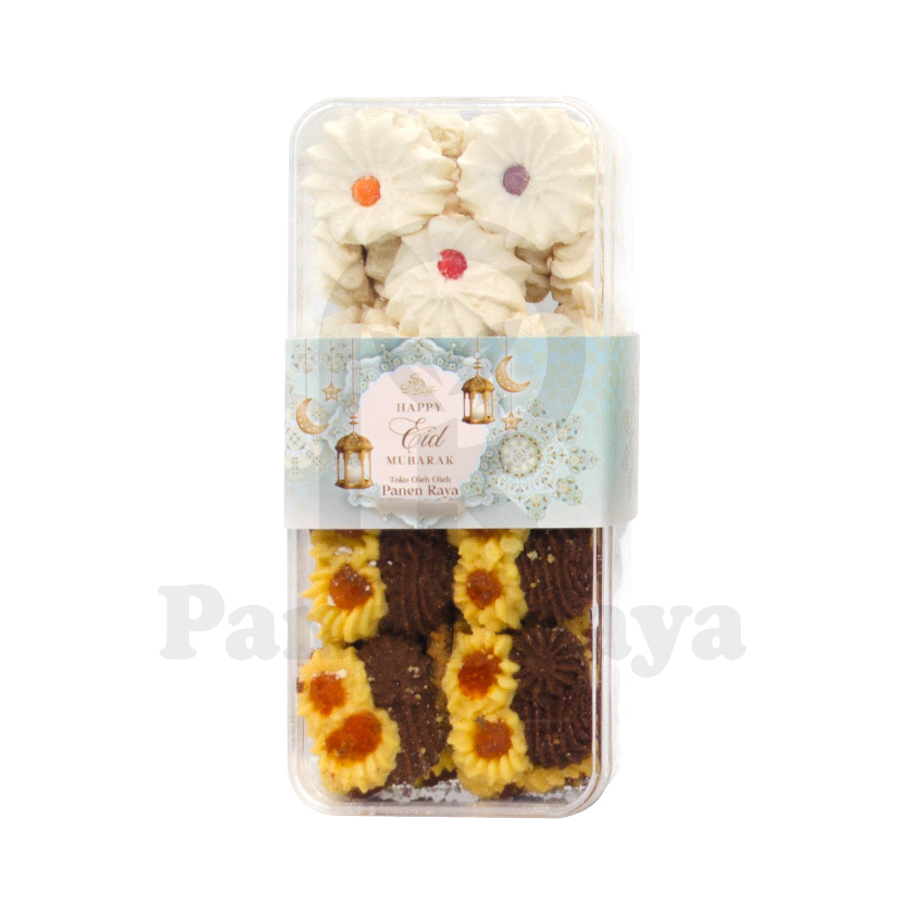 

Kue Lebaran / Natal Kue Mawar Polkadot Semprit Seri 2 Kue Kering PR