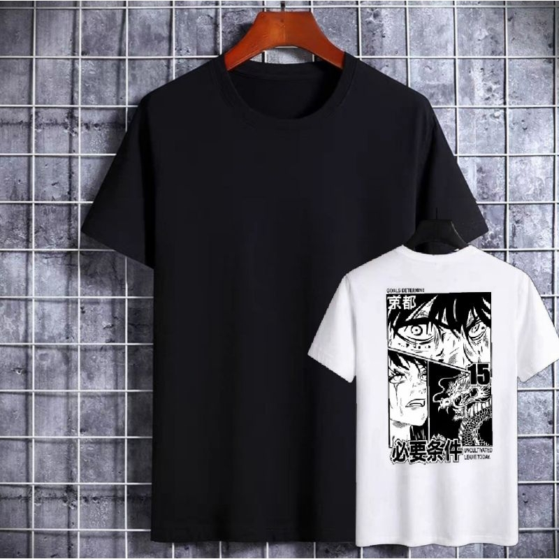 Kaos Pria Lengan Pendek Gambar Anime Baju Kaos Cowok Anime