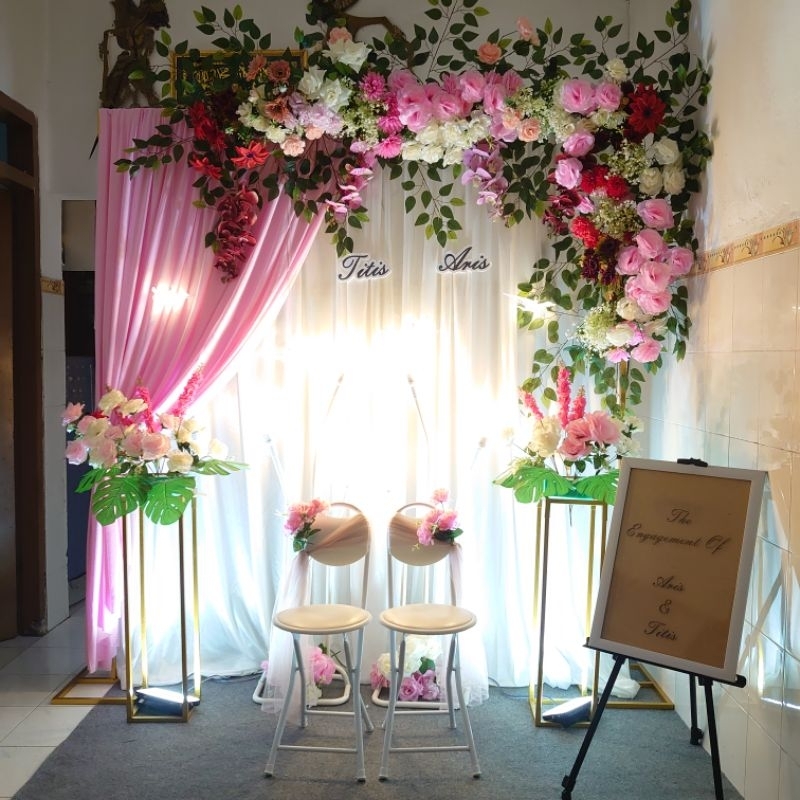 DEKORASI LAMARAN ENGAGEMENT TERMUARAH SURABAYA , SIDOARJO GRESIK