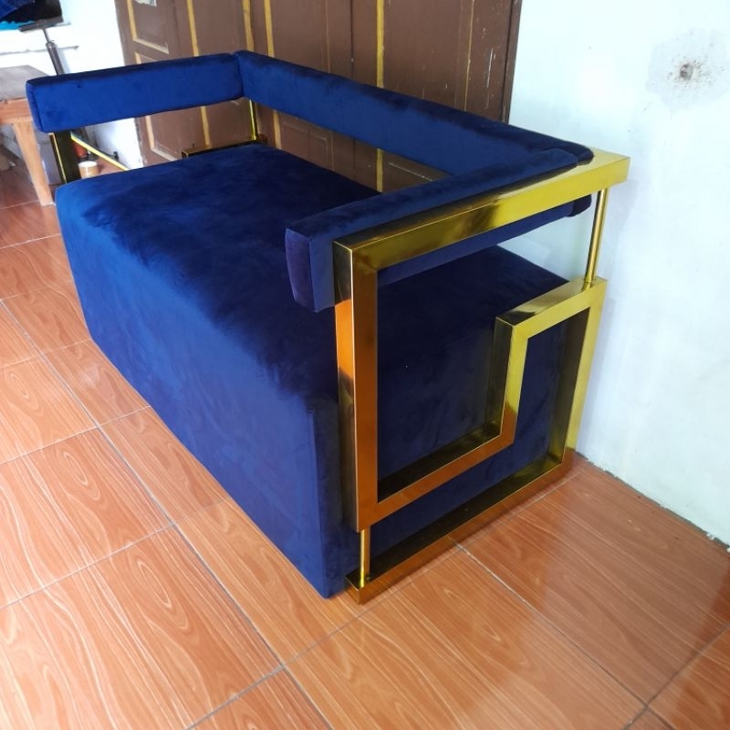sofa / sofa minimalis / sofa kaki stainless