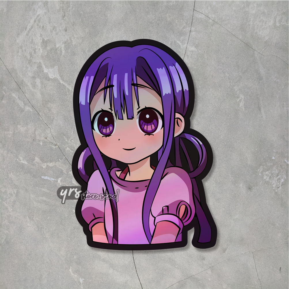 Stiker Hologram Aoi Akane Sticker case hp laptop dll ukuran +- 7 x 4,8 cm