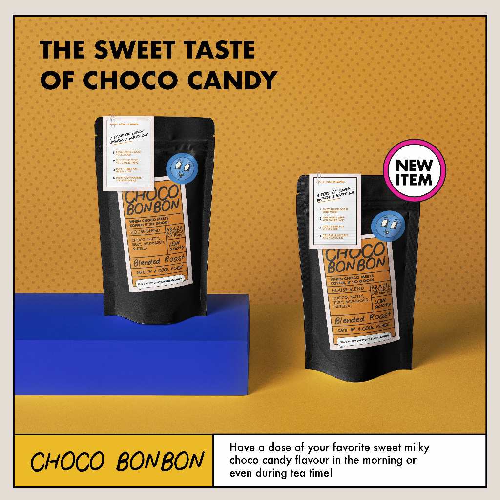 

Biji Kopi 100% Arabica Choco Bon Bon - Dark Roast