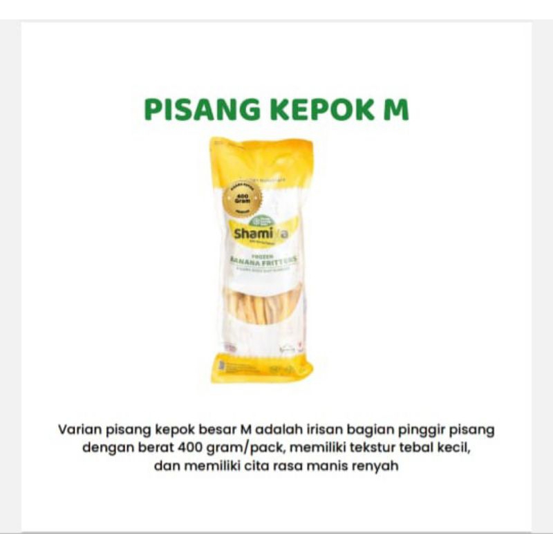 

Pisang Kepok M Shamiya