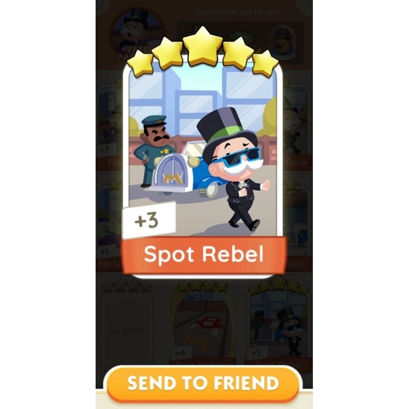 

Sticker monopoli go sticker bintang 5 dan bintang 4 semua ada