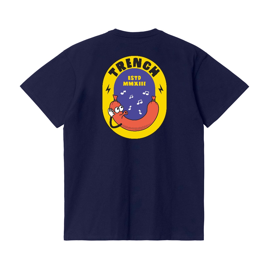 TRENCH TSHIRT KAOS PENDEK - DESCRIBE NAVY
