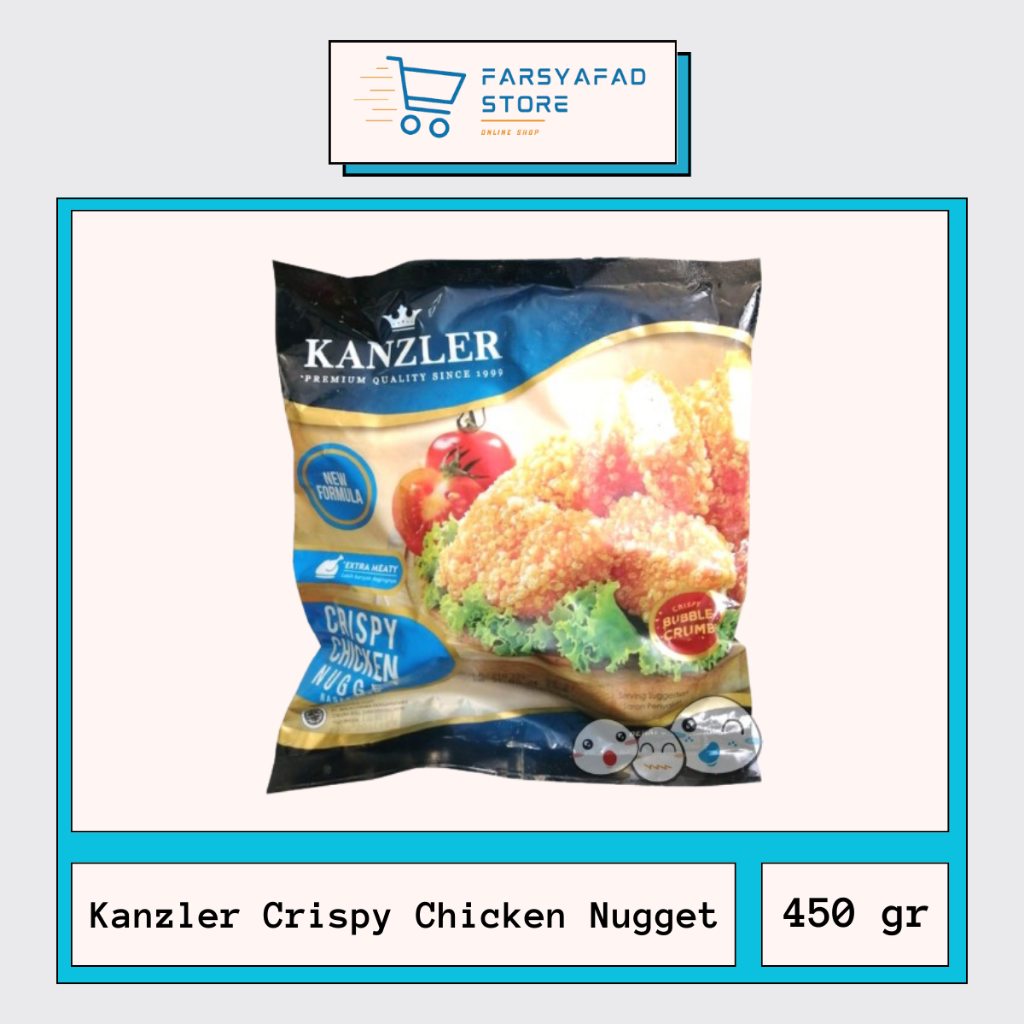 

Nugget Ayam Kanzler Crispy / Kanzler Crispy Chicken Nugget Ukuran 450 gr - Frozen Food