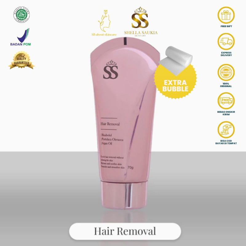 HAIR REMOVAL SS SHELLA SAUKIA SKINCARE PERONTOK BULU