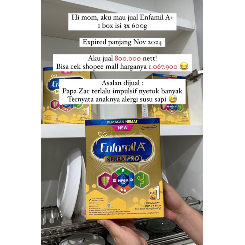 enfamil A1 1800 gram new segel