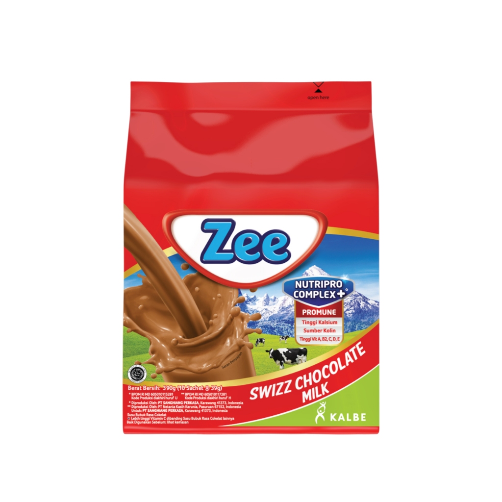 

Susu Zee Kemasan Pouch Isi 10 Sachet x 38 Gram