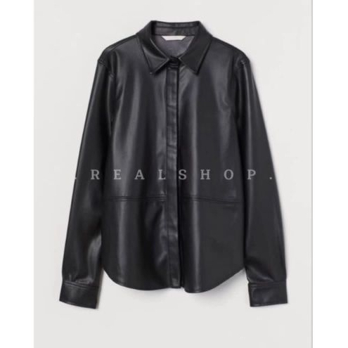 LEATHER SHIRT LONG SLEEVES