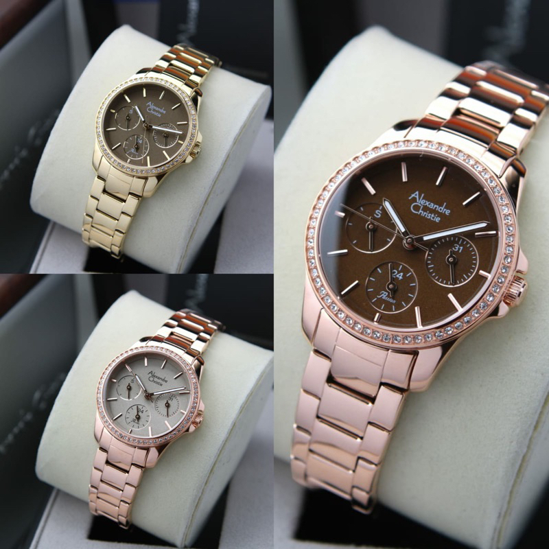 Jam Tangan Wanita Original Alexandre Christie AC2A97/2A97/ac2a97 BF
