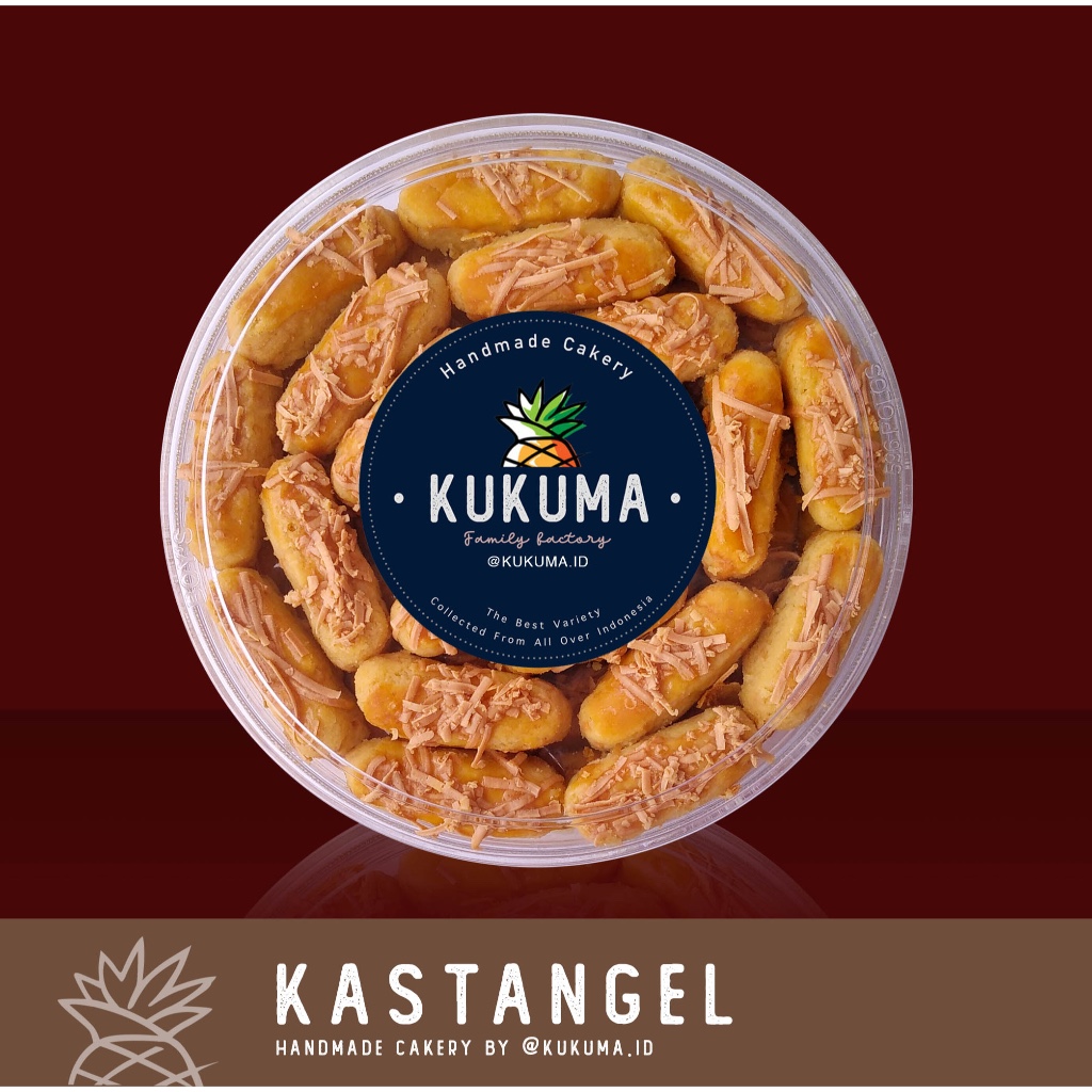 

Kukuma Kastangel Keju - premium kue kering kaastangel