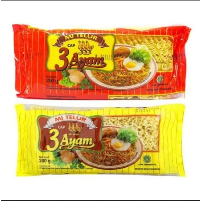 

Mie telur cap 3 ayam