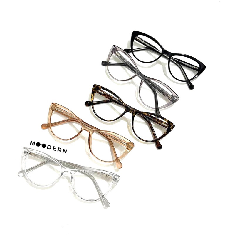 𝐌𝐨𝐨𝐝𝐞𝐫𝐧 - Frame Kacamata M5708 Cat Eye Perempuan