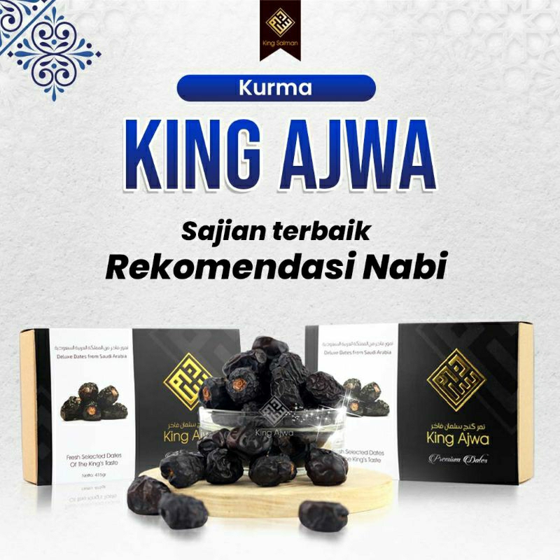 

Kurma Ajwa Asli Madinah - Ready Stok - Premium dan Original - Kurma Favorit Nabi - Grade A - Garansi 100%