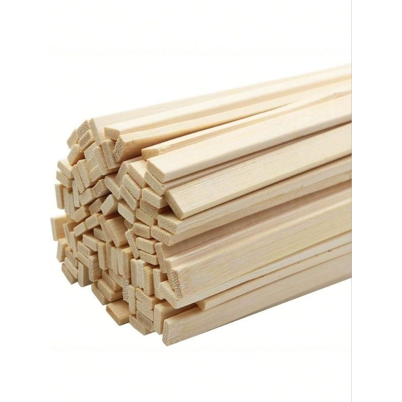 Stik/lis kayu 1x0,5 cm (10x5mm) /Lis kayu jati Belanda list kayu kecil