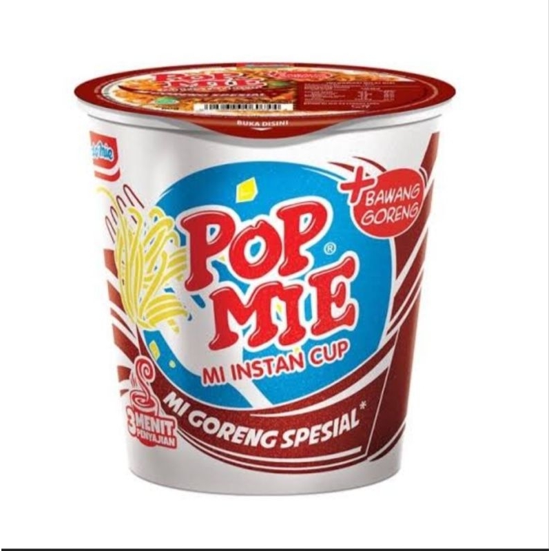 

Popmie indomie instan cup goreng 75g