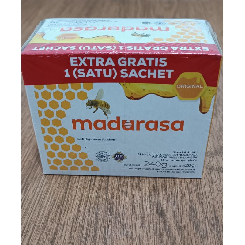 

madu rasa original 1 box isi 12