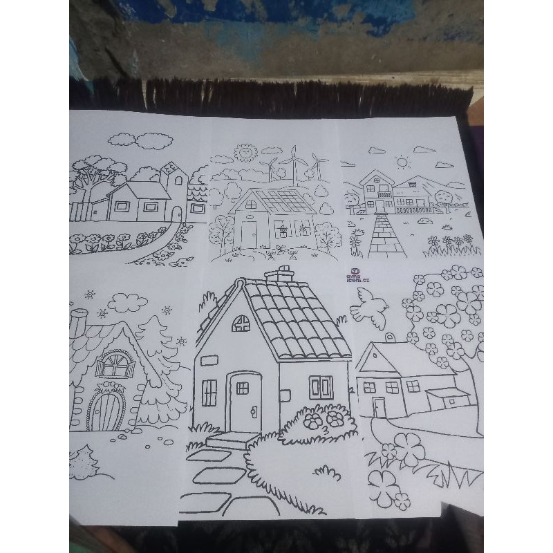 

kertas mewarnai A4 75 gsm seri rumah idaman