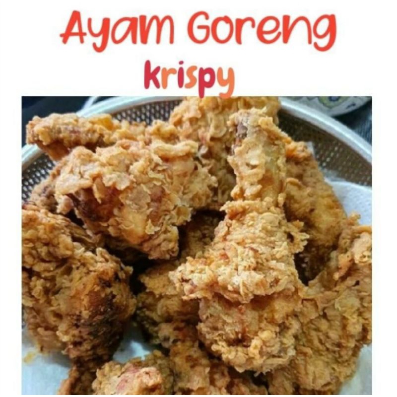 

ayam goreng krispi tepung makanan siap saji catering harian