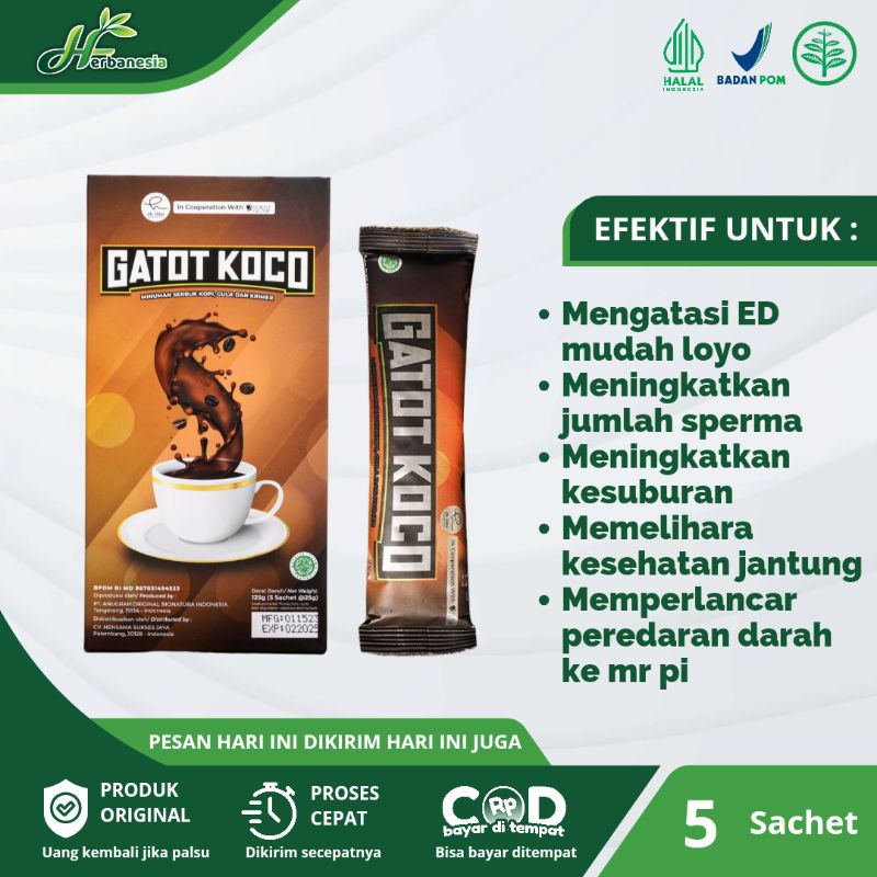 

Kopi Gatot Koco Original By Dr. Richard Lee Coffee Gatot Kaca Dr Hen