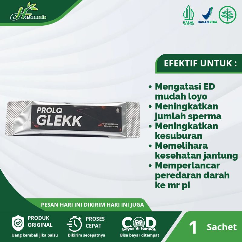 Prolq Glekk Dr Boyke Persachet Ecer Minuman Serbuk Stamina