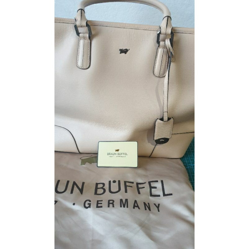 BRAUN BUFFEL TOTE BAG