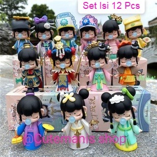 Pop Mart Rolife Nanci Talk with child series blind box Set 12 Pcs