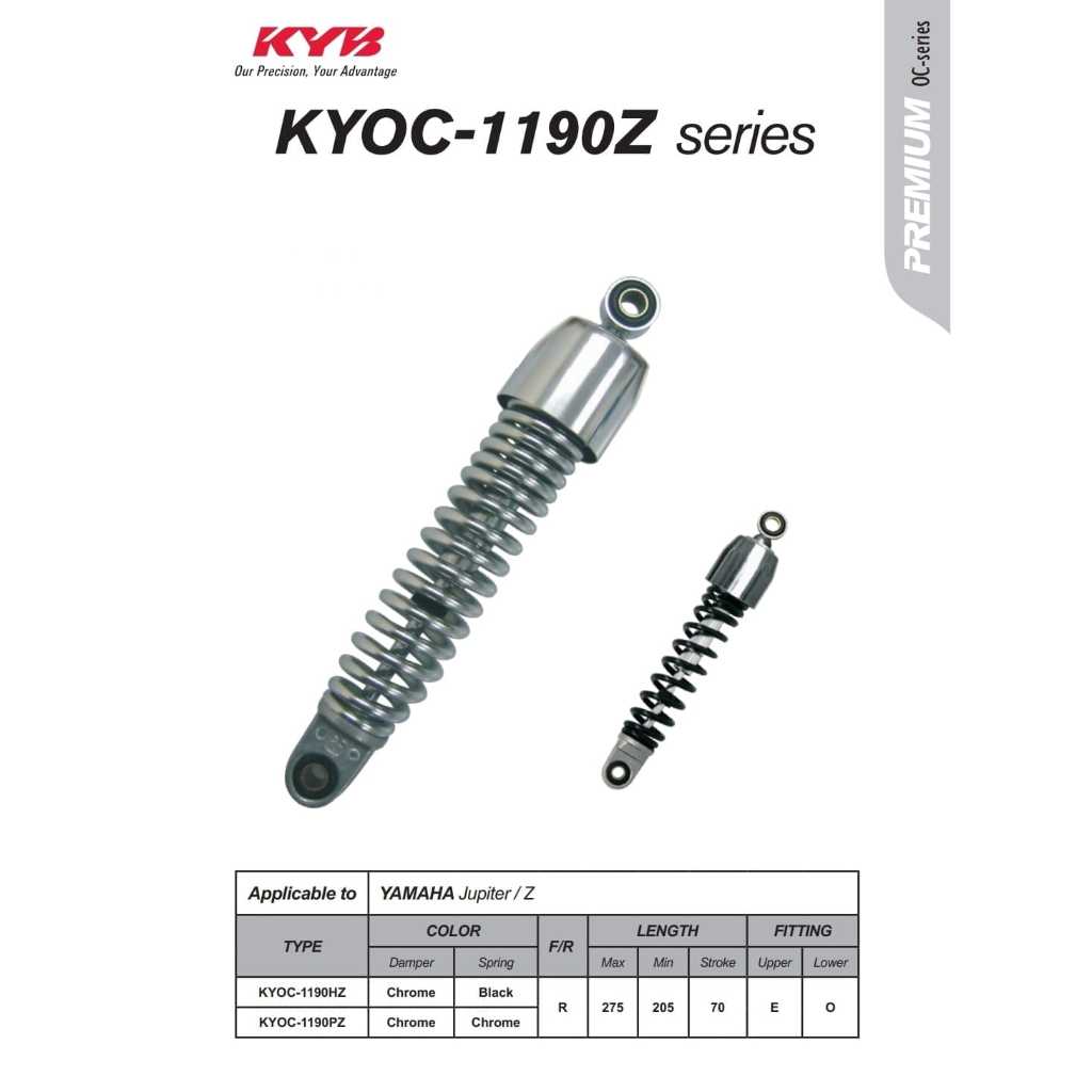 SHOCK BELAKANG JUPITER Z ORIGINAL SHOCKBREAKER YAMAHA JUPITER Z KYB KYOC-1190Z SERIES