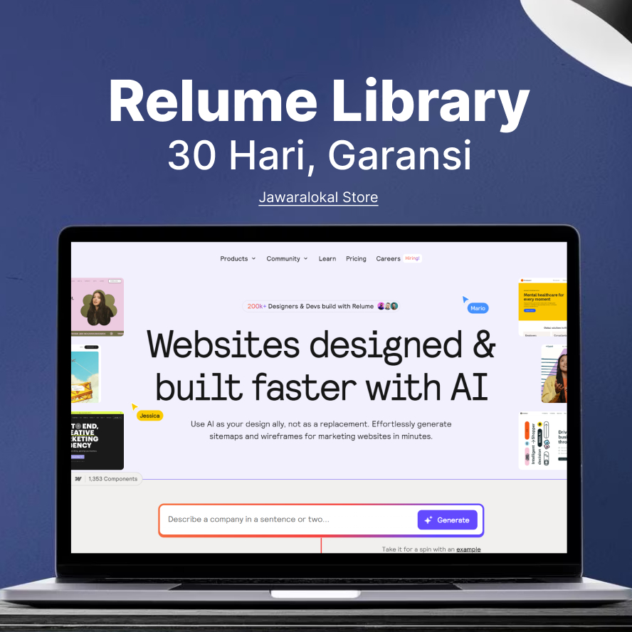 RELUME WEBFLOW LIBRARY | Semi Private | Bergaransi