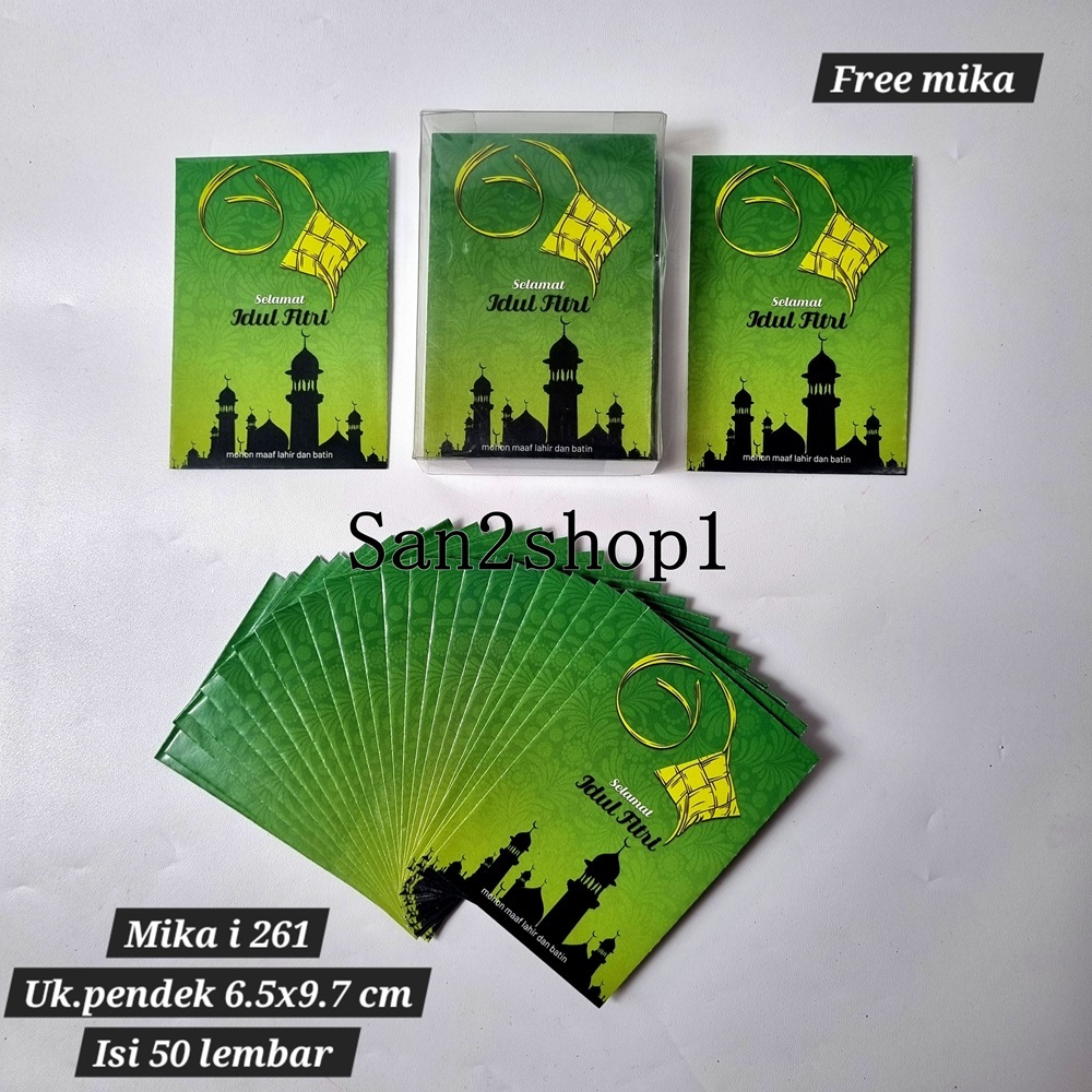 

ANGPAO AMPLOP LEBARAN IDUL FITRI KEMASAN MIKA ISI 50 PREMIUM EMBOSS SILVER