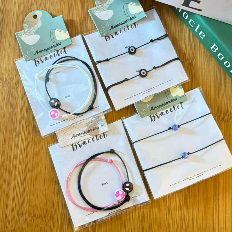 Gelang couple pacar / Gelang couple banyak pilihan / gelang couple spiderman /gelang couple eye / ge