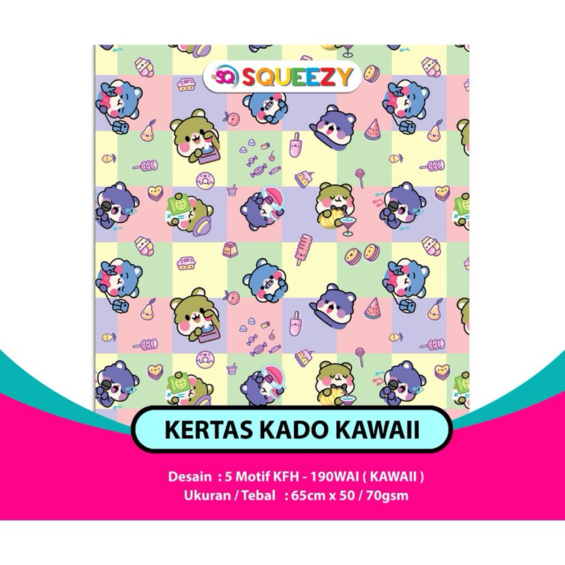 

Kertas Kado (murah)Squeezy