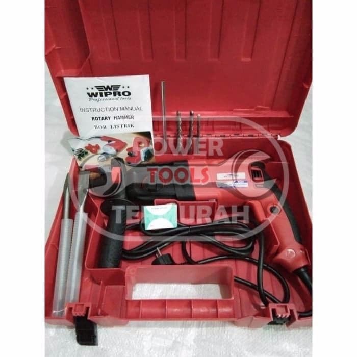 

MESIN BOR BETON 3 FUNGSI ROTARY HAMMER SDS PLUS WIPRO W6261 W 6261 MKS