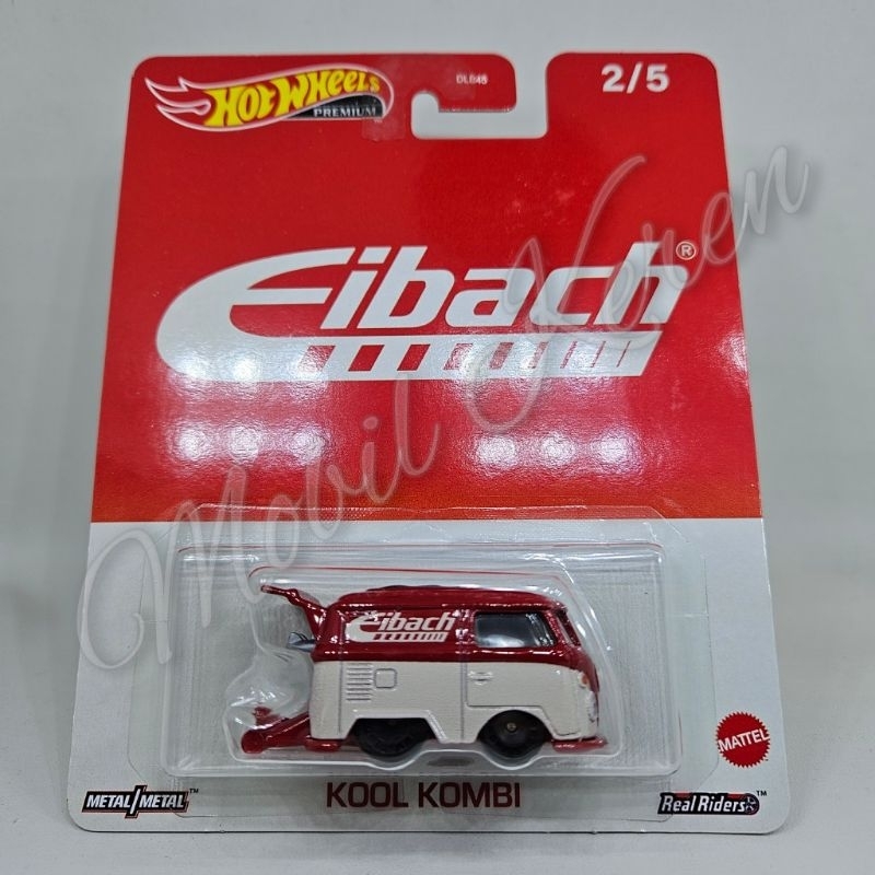 diecast Hot Wheels Premium Eibach Kool Kombi Red white