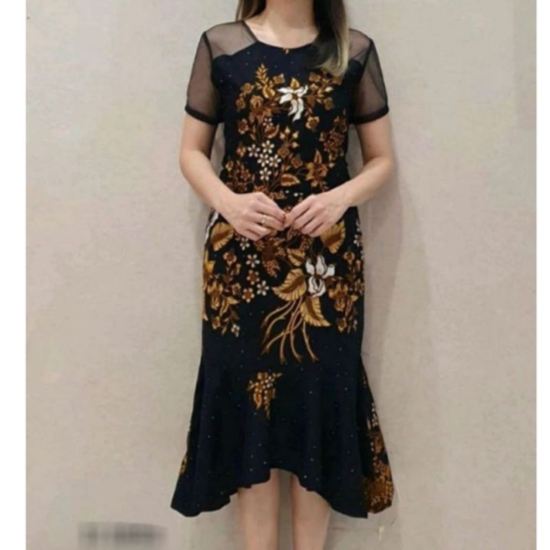 Gaun Pesta Wanita Batik Modern Batik Kekinian