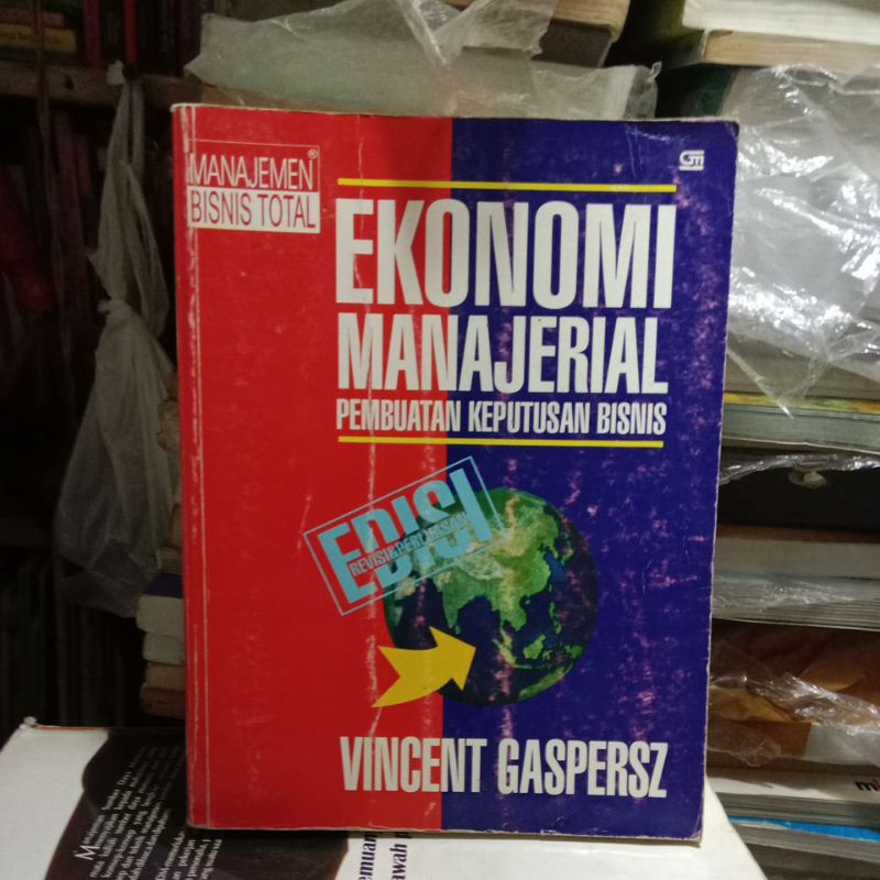 Buku Ekonomi manajerial Pembuatan keputusan Bisnis Vincent Gaspersz