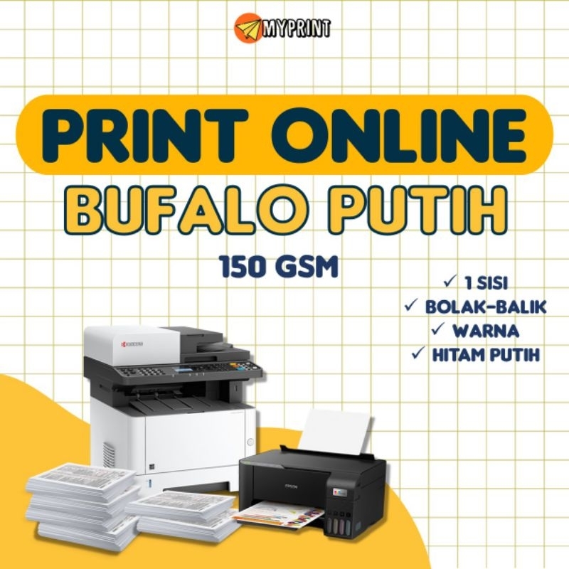 

PRINT ONLINE BUFALO A4/F4 MURAH KILAT